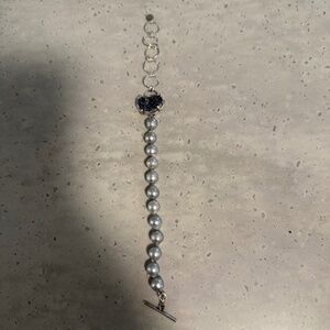 Chan Luu Adjustable Pearl and Agate Bracelet